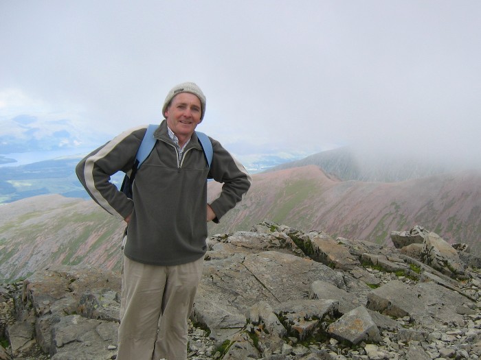 Rab on top of the Ben