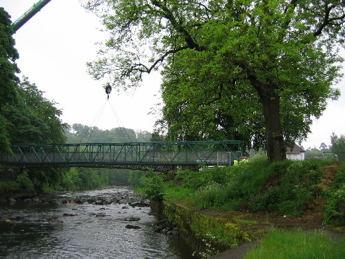 New Temporary Bridge from Catrine to Daldorch